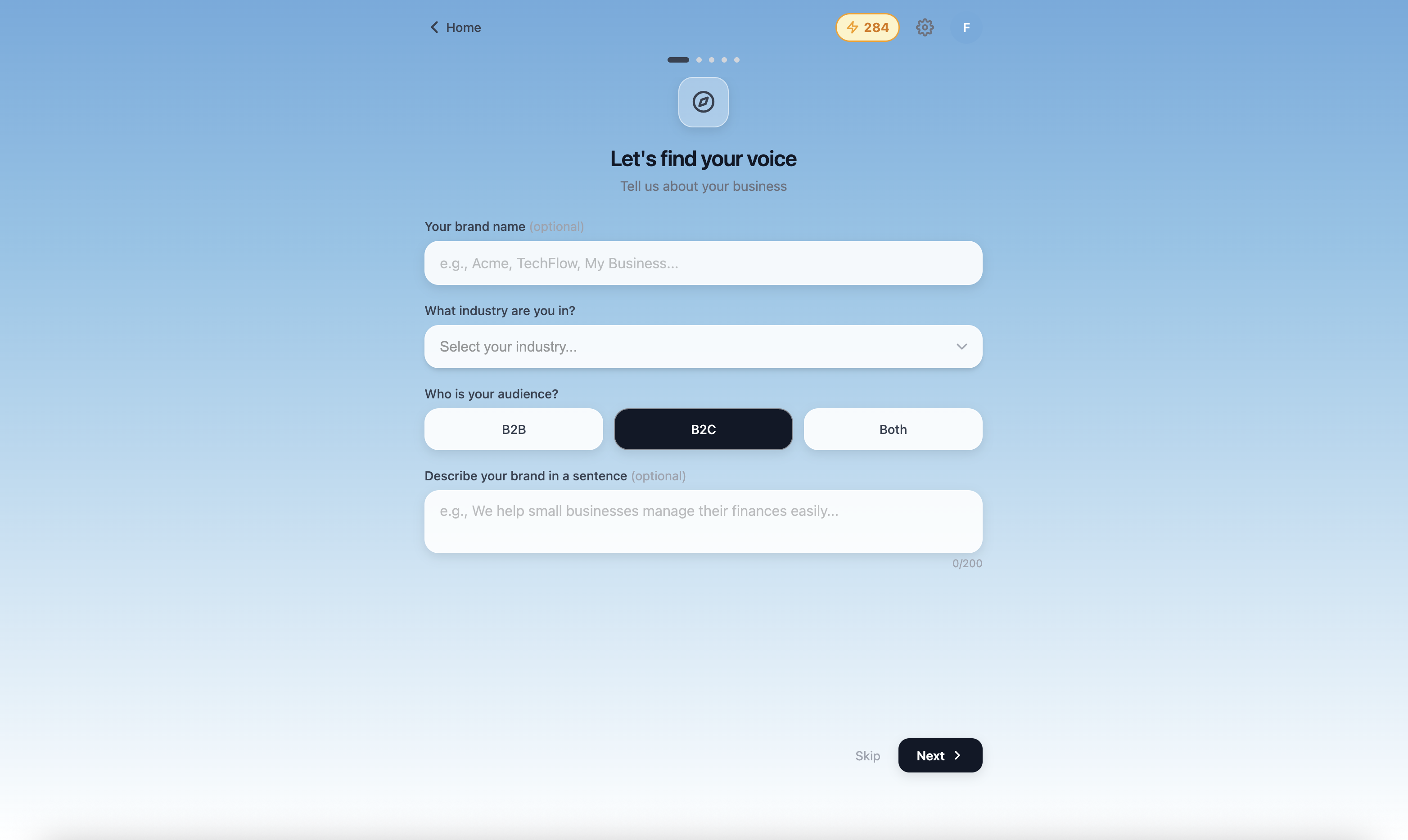Find Brand Voice preview